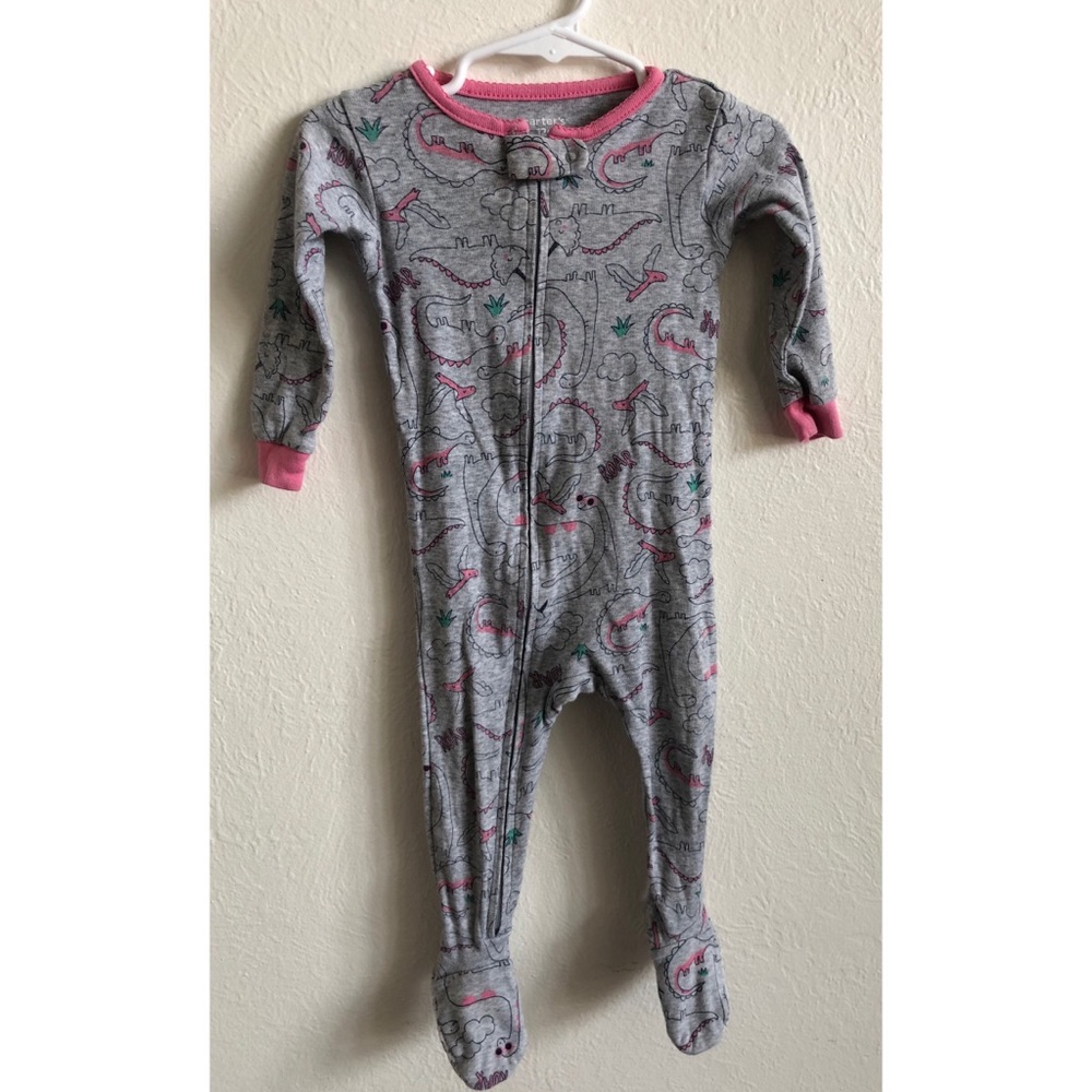 Dino footy pajamas